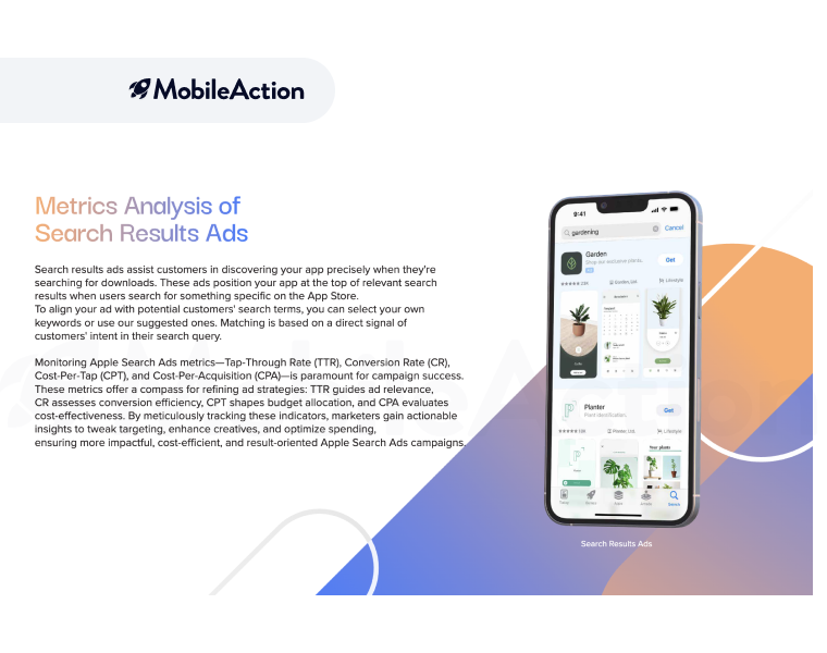 MobileAction’s 2023 Apple Ads benchmark report card