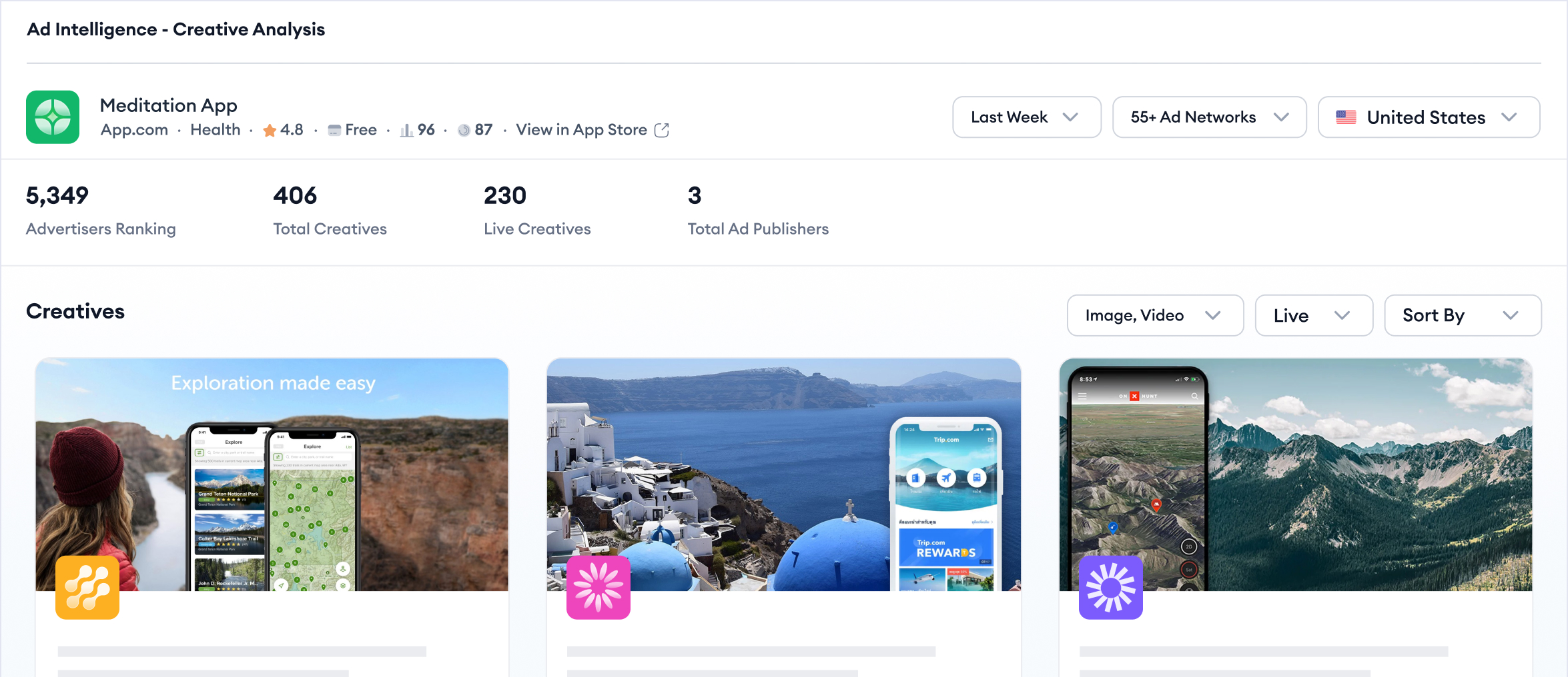 ad intelligence dashboard