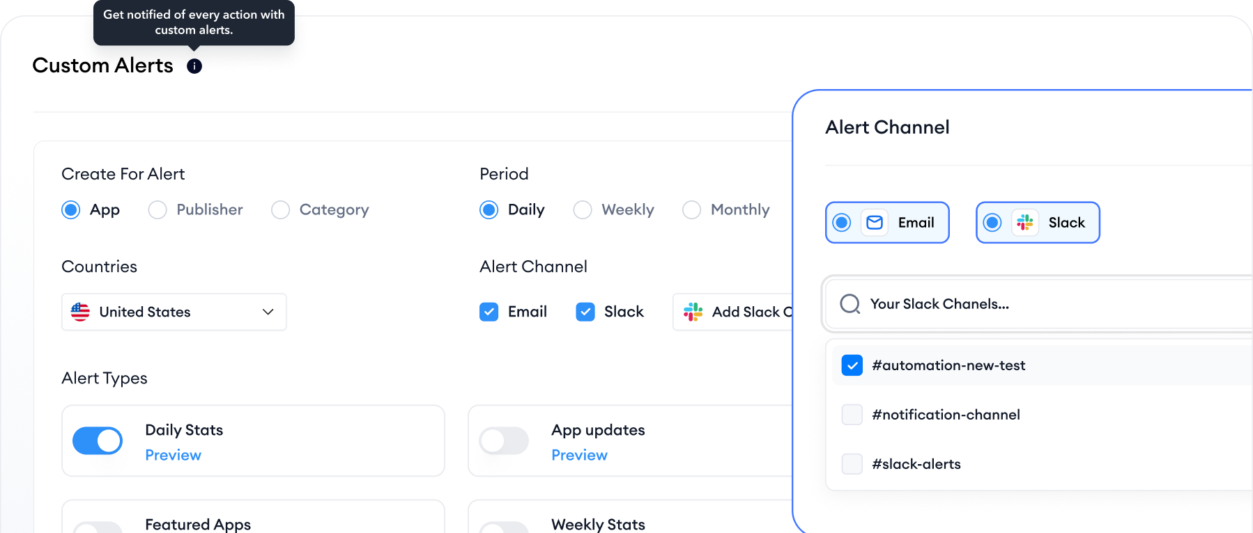 integration enable notifications