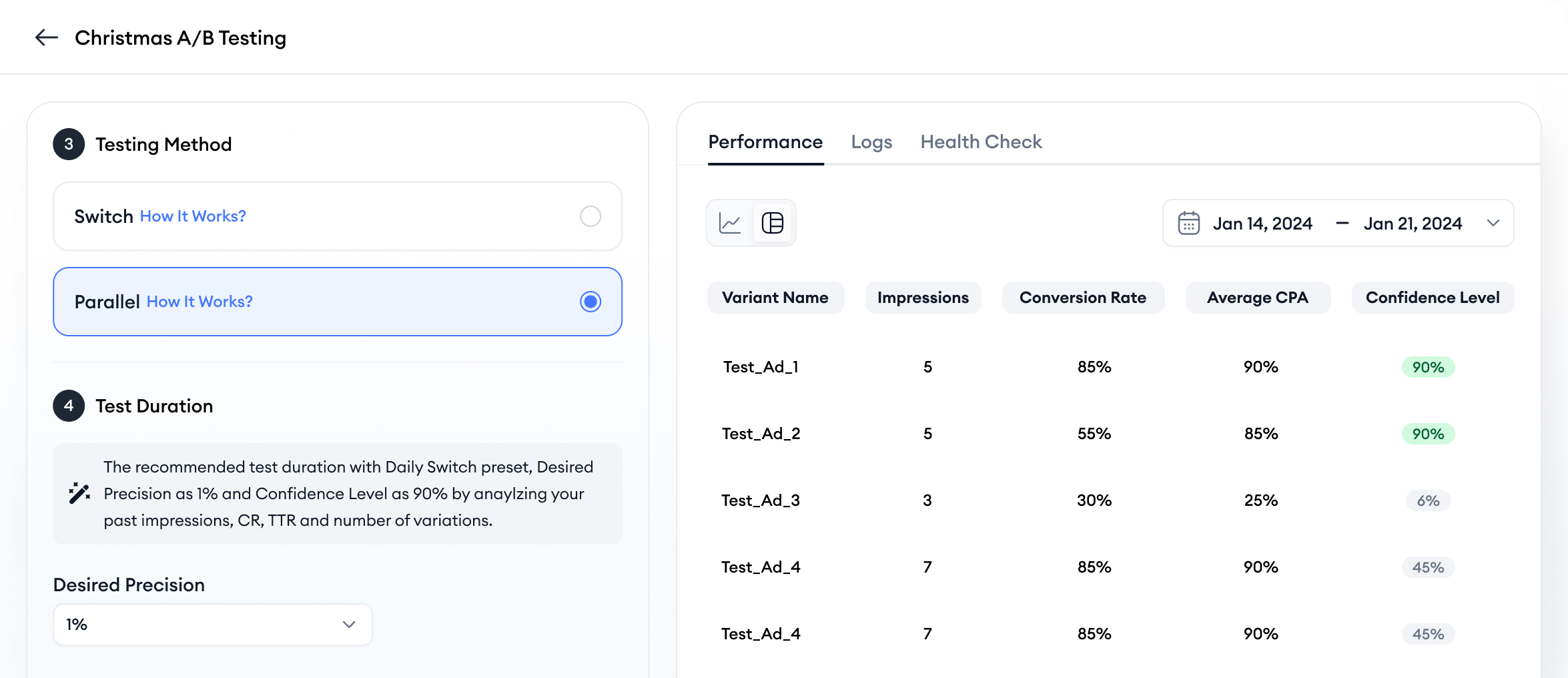 apple search ads dashboard