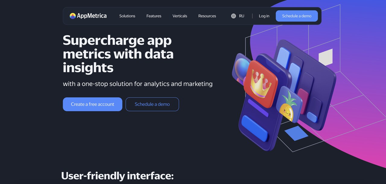 appmetrica homepage