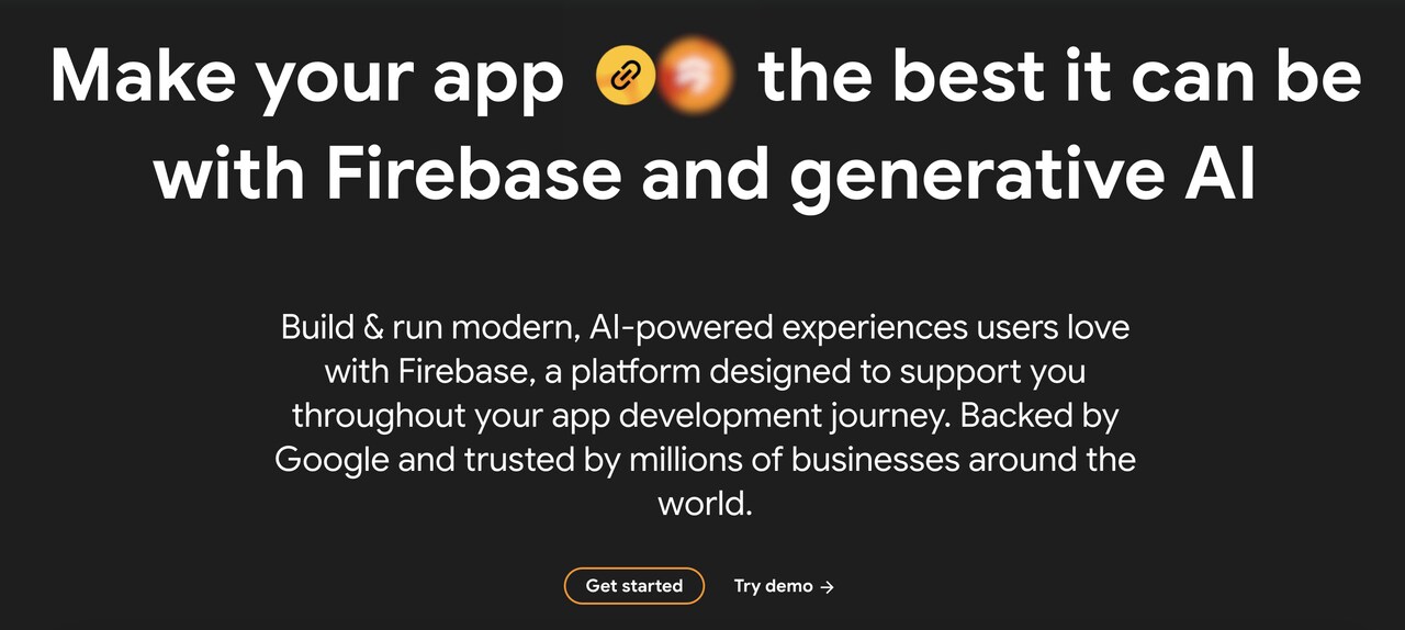 firebase homepage