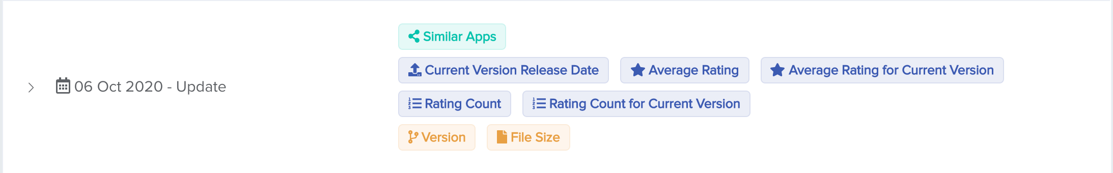 ASO Intelligence App Update Timeline for Stair Run 1
