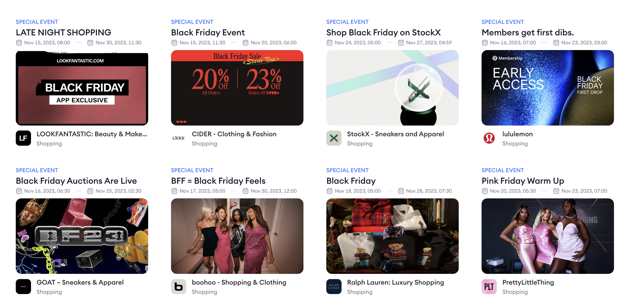 Black Friday IAP