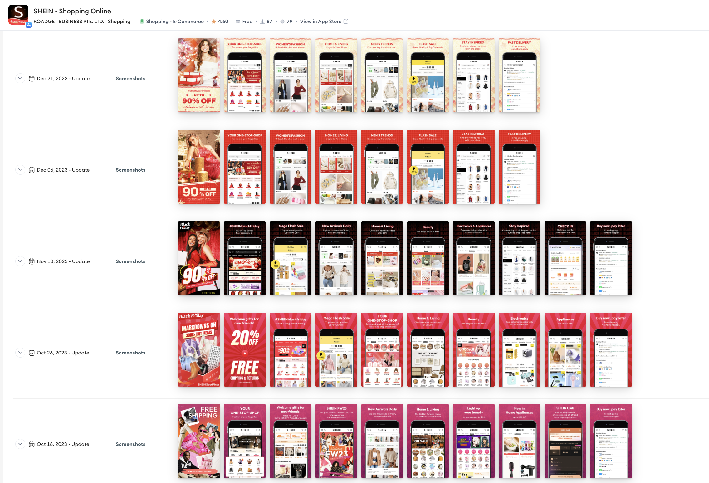SHEIN App Update