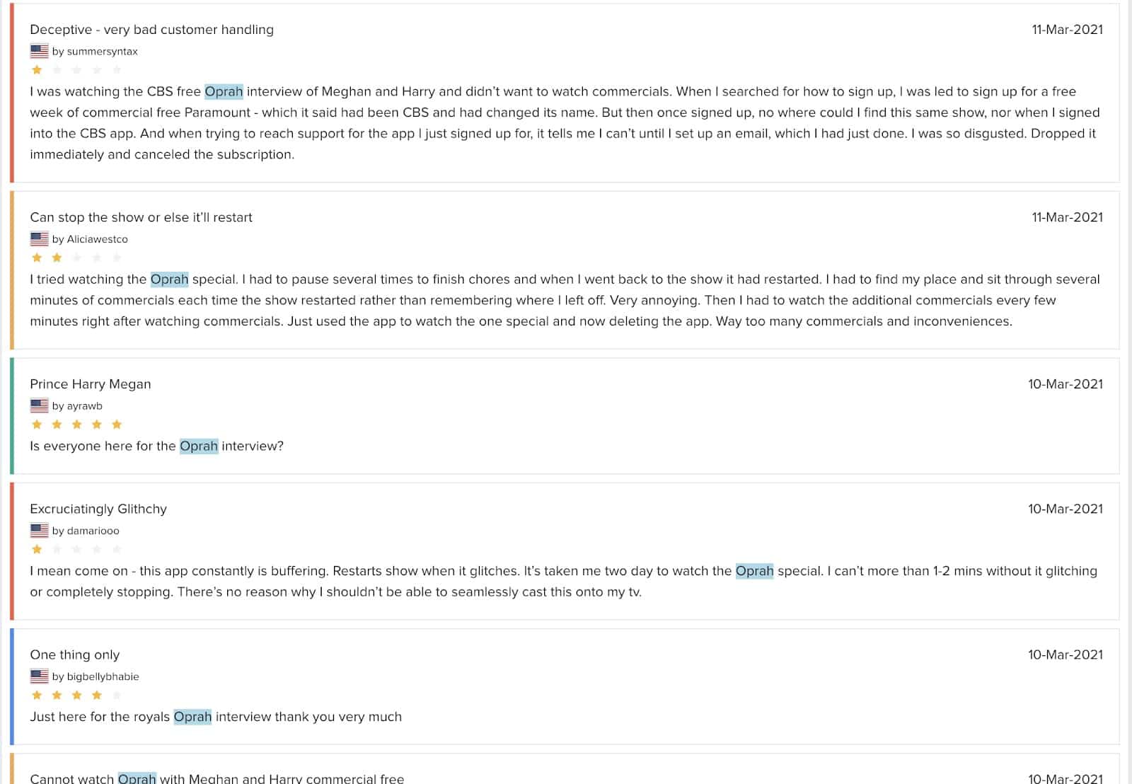 cbs app reviews 1
