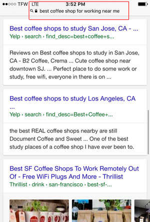 coffee shops