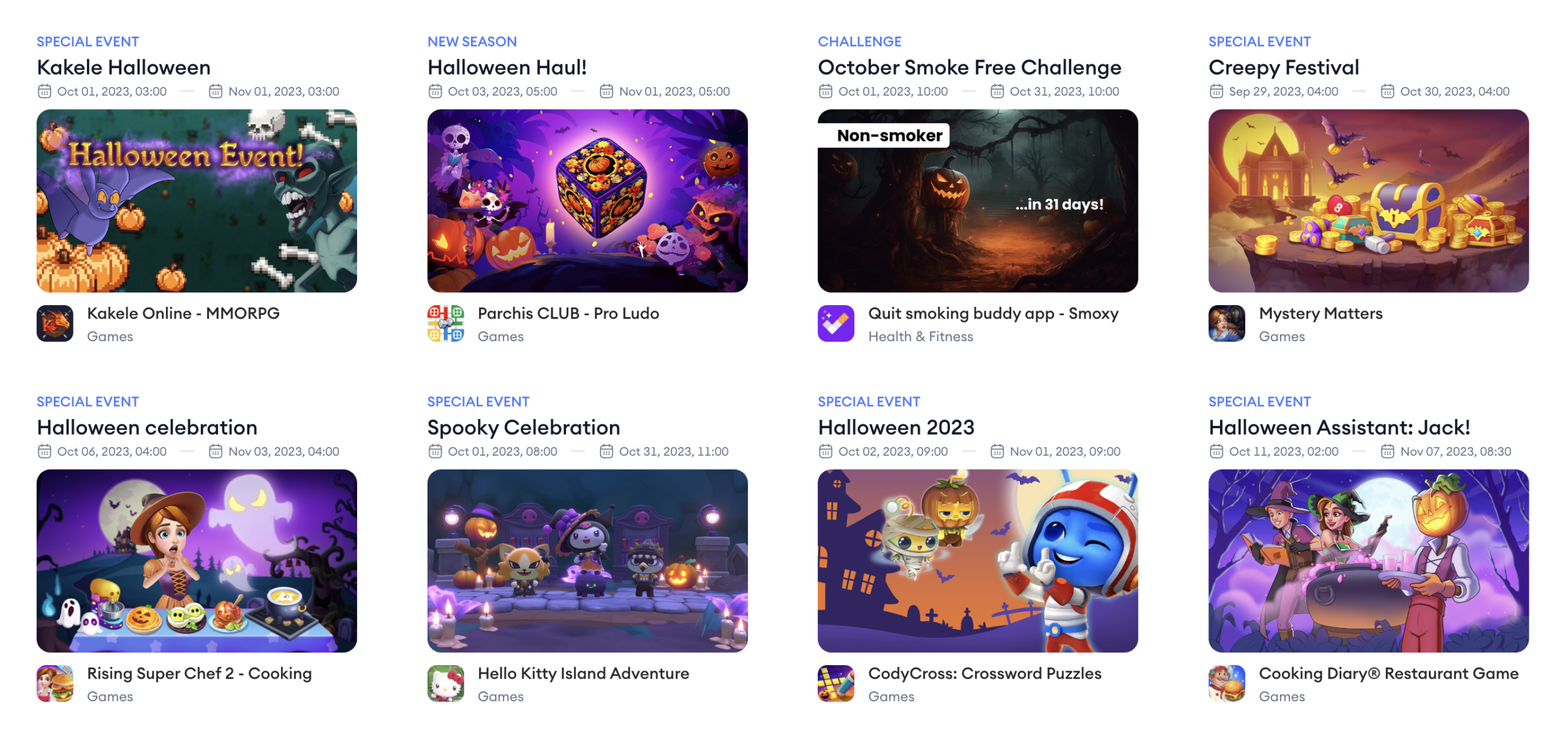 halloween themed promotional content