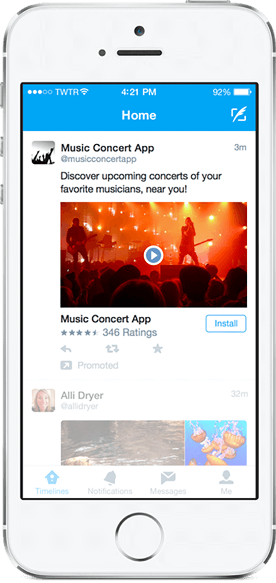 ian naylor twitter app ad