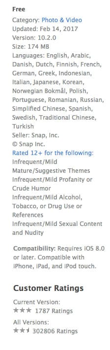 snapchat description