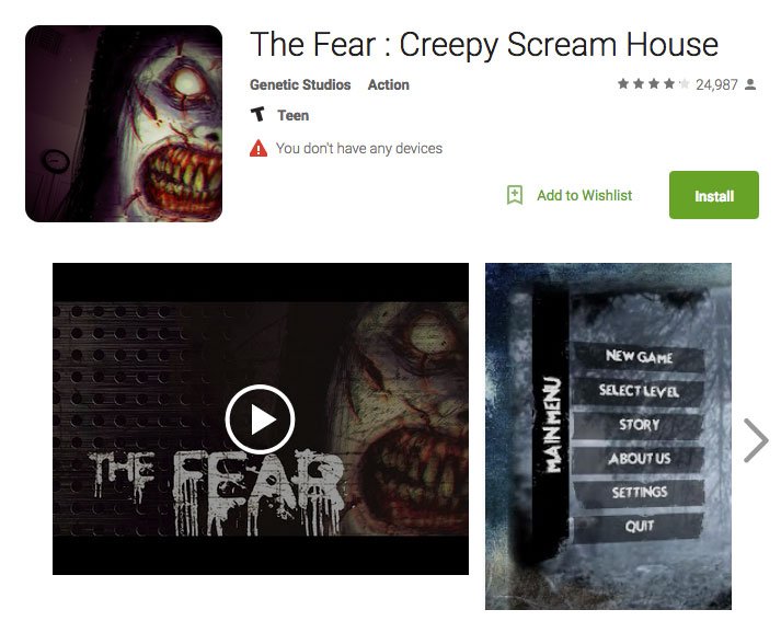 the fear game